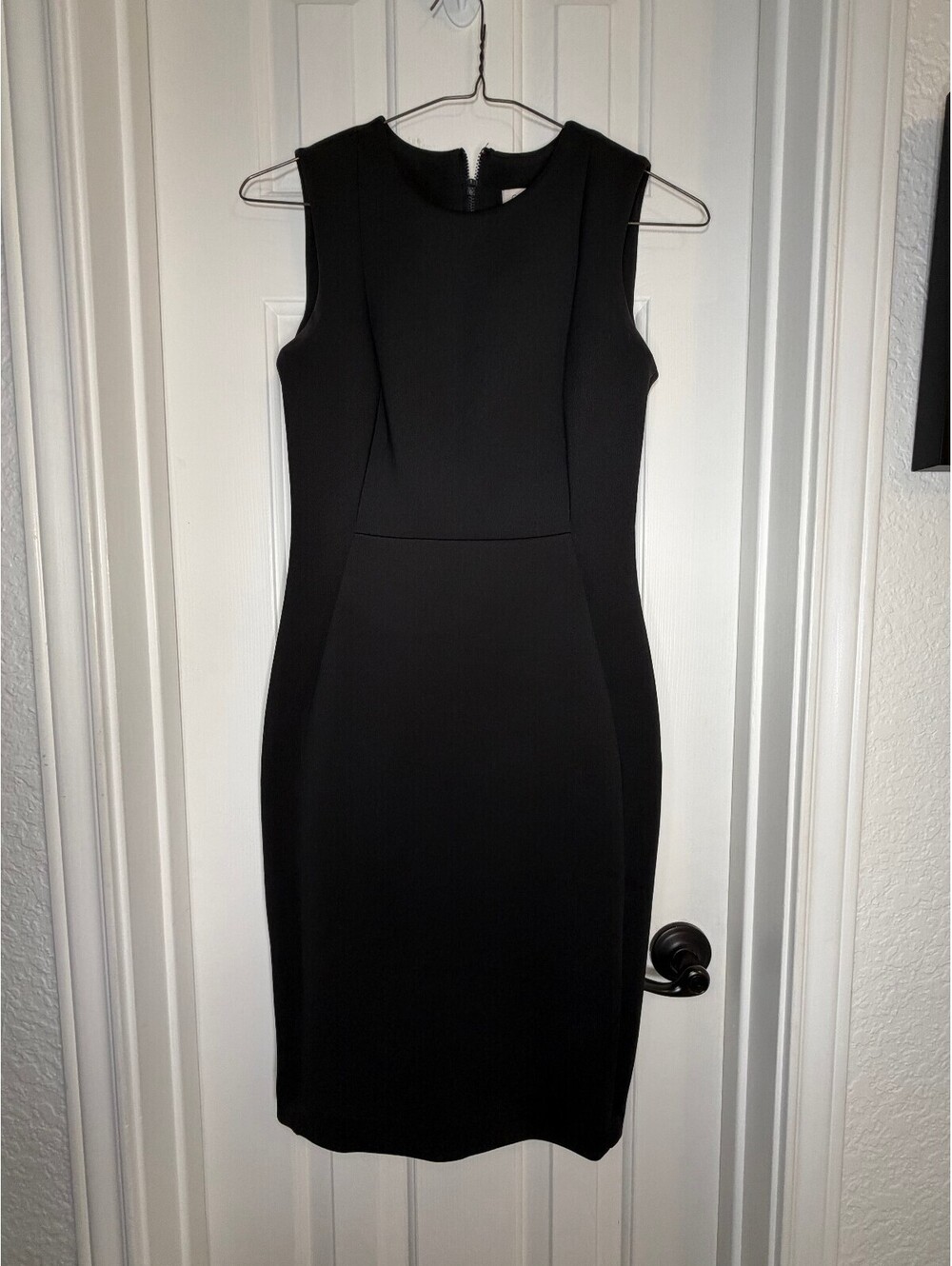 CK Dress, Little Black Dress, Sheath Dress, Career Dress, Scuba Crepe Dress Sz 4
